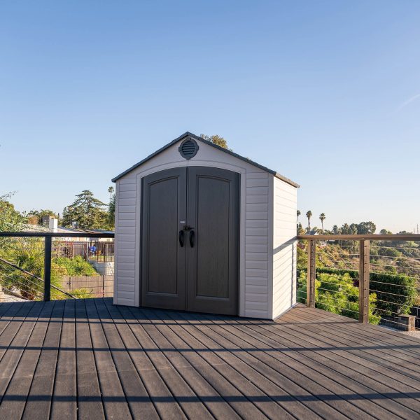 Lifetime, 8'x5' Outdoor Storage Shed - Image 2