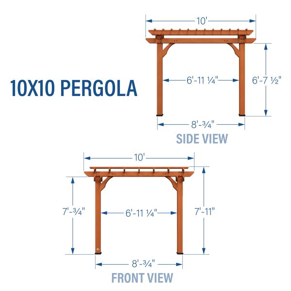 10 x 10 Pergola - Image 3