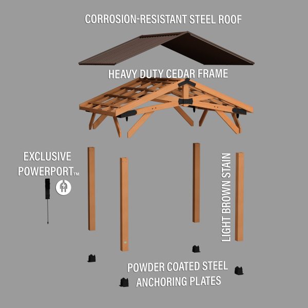 12x10 Norwood Gazebo - Image 17