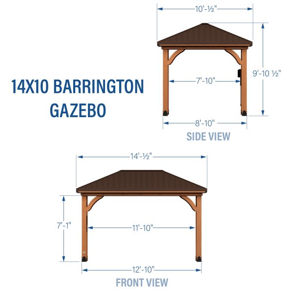 14x10 Barrington Gazebo - Image 3