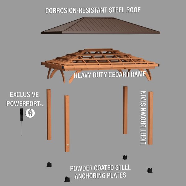 14x10 Barrington Gazebo - Image 12