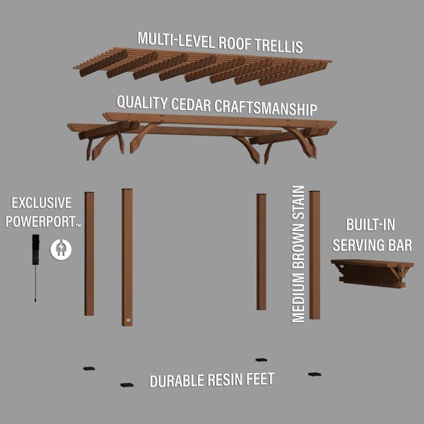 14x10 Ashland Pergola - Image 10