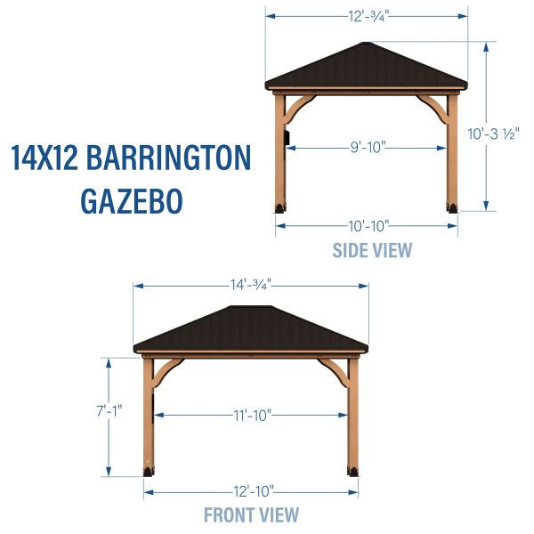 14x12 Barrington Gazebo - Image 3