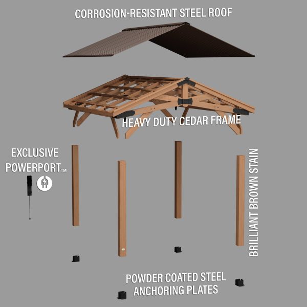 14x12 Norwood Gazebo - Image 20