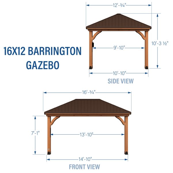 16x12 Barrington Gazebo - Image 3