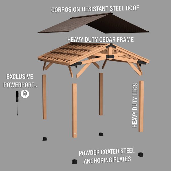 16x12 Norwood Gazebo - Image 17