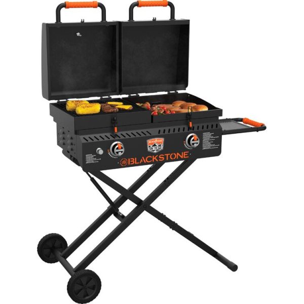 17" On-the-go Tailgater Grill & Griddle Combo - Image 12