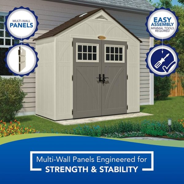 Suncast BMS8400D “4 x 8” Tremont Storage Shed - Image 2