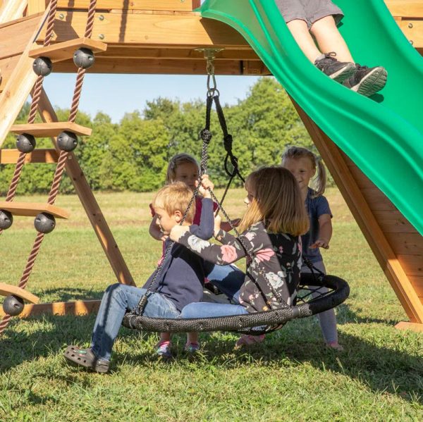 Endeavor All Cedar Wooden Swing Set