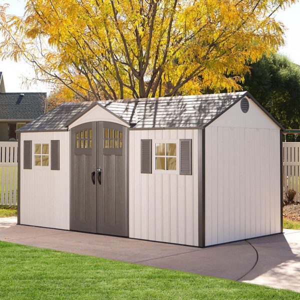 Lifetime 15 FT. X 8 FT. outdoor storage shed - Image 2