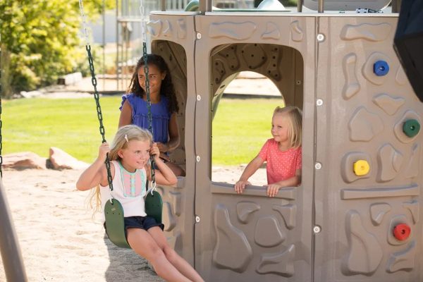 Adventure  Metal Swing Set with 2 Swing(S) , 1 Slide(S)