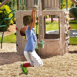 Adventure  Metal Swing Set with 2 Swing(S) , 1 Slide(S)