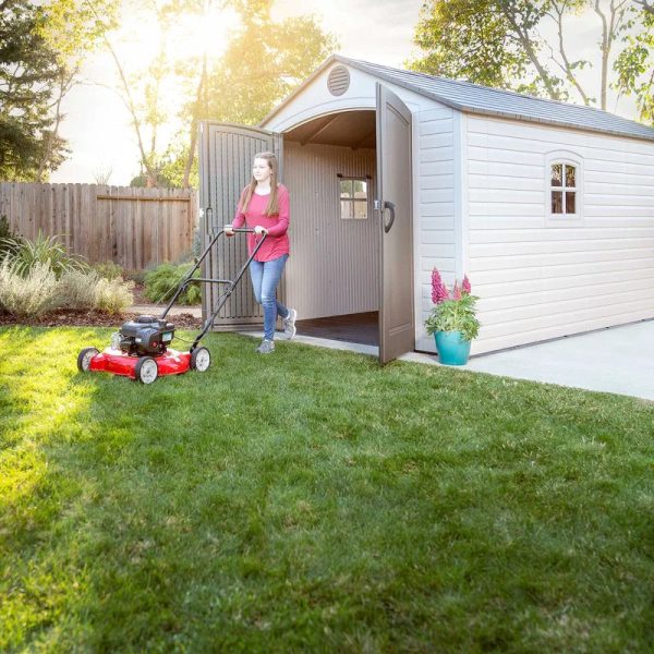 8 Ft. X 15 Ft. High-Density Polyethylene (Plastic) Steel Reinforced Outdoor Storage Shed