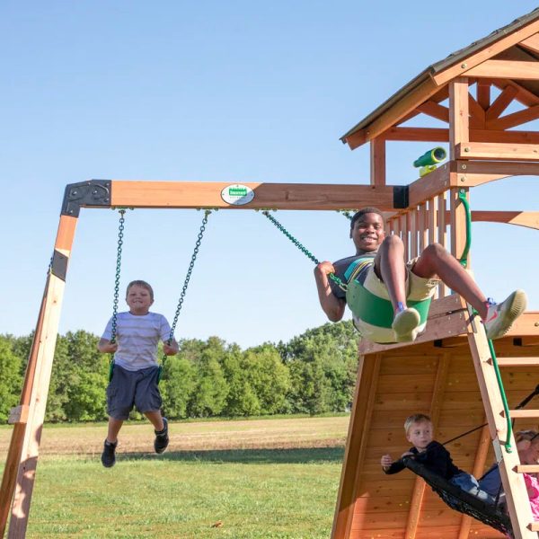 Endeavor All Cedar Wooden Swing Set