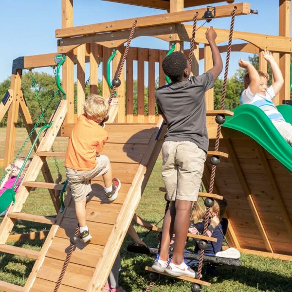 Endeavor All Cedar Wooden Swing Set