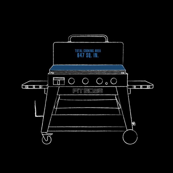 Pit Boss 4-Burner Ultimate Lift-Off Griddle – Versatile and Powerful Outdoor Cooking - Image 10