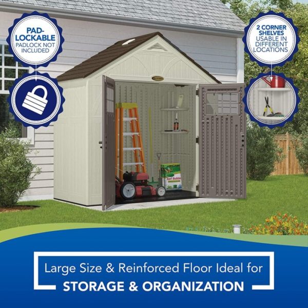 Suncast BMS8400D “4 x 8” Tremont Storage Shed - Image 5