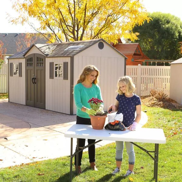 Lifetime 15 FT. X 8 FT. outdoor storage shed - Image 5