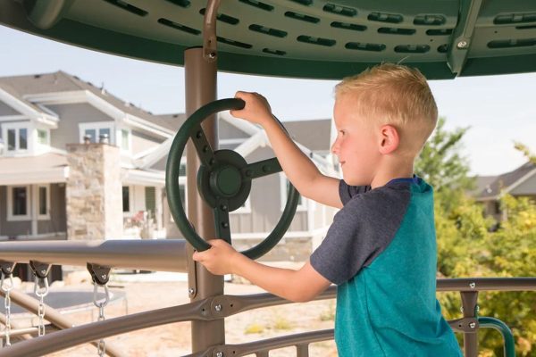 Adventure  Metal Swing Set with 2 Swing(S) , 1 Slide(S)