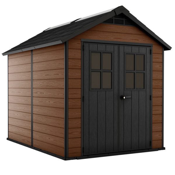 Keter Newton 7ft 6″ x 9ft 5″ (2.3 x 2.9m) Storage Shed - Image 4