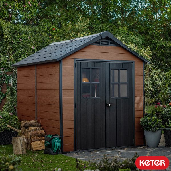 Keter Newton 7ft 6″ x 9ft 5″ (2.3 x 2.9m) Storage Shed