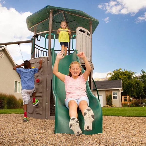 Adventure  Metal Swing Set with 2 Swing(S) , 1 Slide(S)