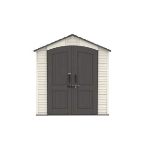 7 Ft. X 7 Ft. High-Density Polyethylene (Plastic) Outdoor Storage Shed with Steel-Reinforced Construction