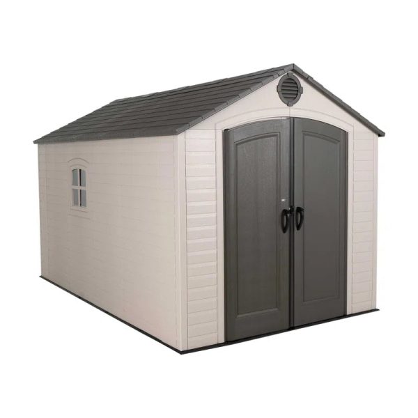 High-Density Polyethylene (Plastic) Steel Reinforced Outdoor Storage Shed