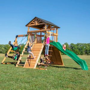 Endeavor All Cedar Wooden Swing Set