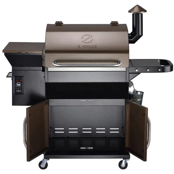 Z GRILLS 1060 sq. in. Wood Pellet Grill and Smoker 8-in-1 BBQ Bronze - Image 2