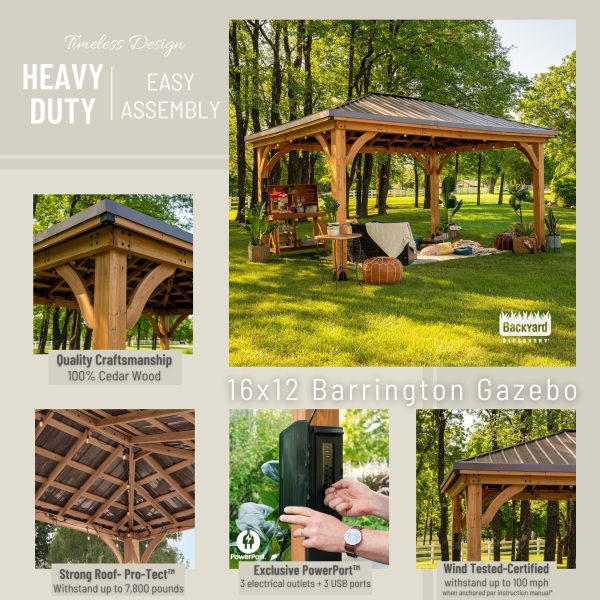 16x12 Barrington Gazebo - Image 17