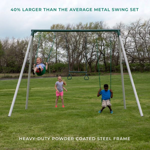 Big Brutus Heavy-Duty Metal A-Frame Swing Set - Image 8