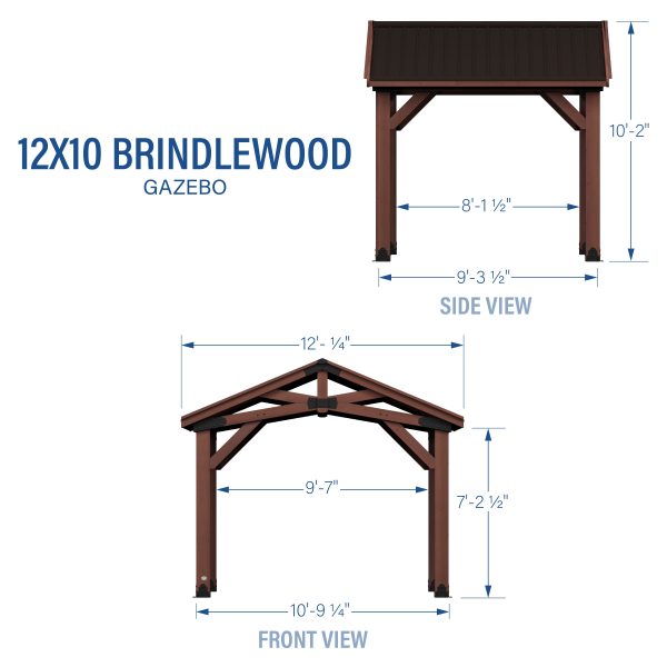 12x10 Brindlewood Gazebo - Image 3