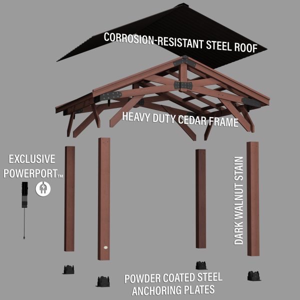 12x10 Brindlewood Gazebo - Image 11