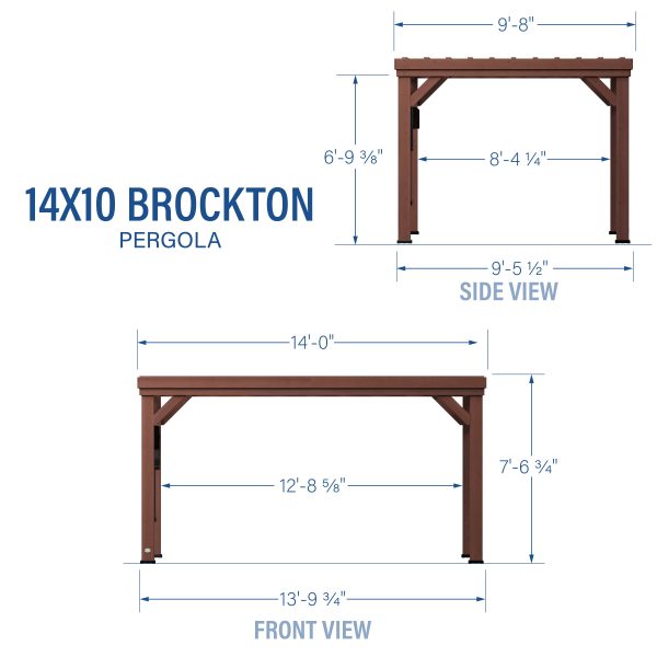 14x10 Brockton Pergola - Image 3