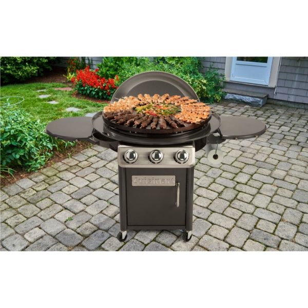 Cuisinart 360 3-Burner Propane Gas Grill with Side Shelves - Image 8