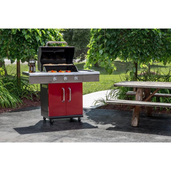 Dyna-Glo 3-Burner Propane Gas Grill with Cabinet - Image 12