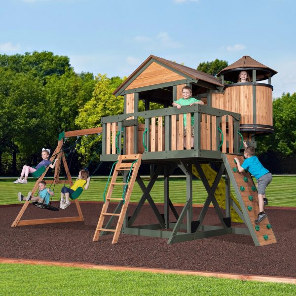 Eagles Nest Elite Swing Set - Image 33