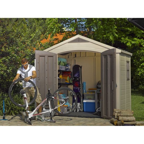 Keter Factor 8 x 6 FT Strong Storage Shed - Image 4