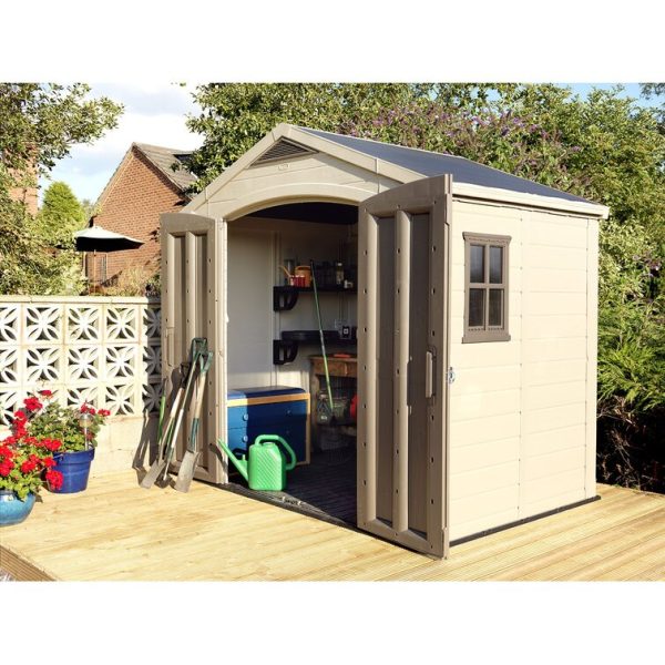 Keter Factor 8 x 6 FT Strong Storage Shed - Image 2