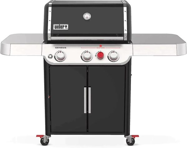 Weber Genesis E-325s 3-Burner Propane Gas Grill in Black with Built-In Thermometer - Image 2