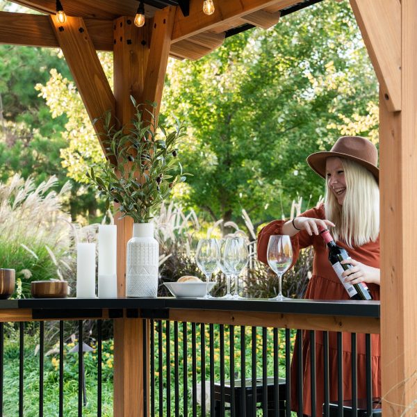 Granada Grill Gazebo with Outdoor Bar - Image 14