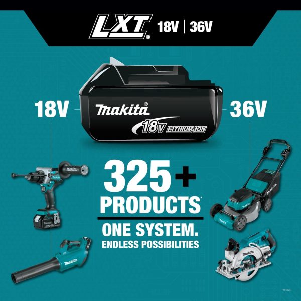 18V X2 (36V) LXT Lithium-Ion Cordless 21 in. Walk Behind Self-Propelled Lawn Mower Kit w/4 Batteries (5.0Ah) - Image 2