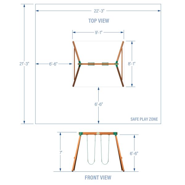 Heavy-Duty Durango Swing Set - Image 3