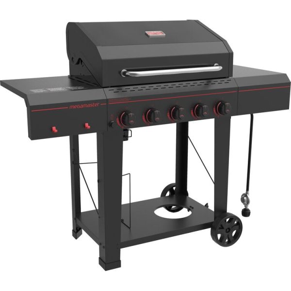 Megamaster 5 - Burner Liquid Propane Gas Grill