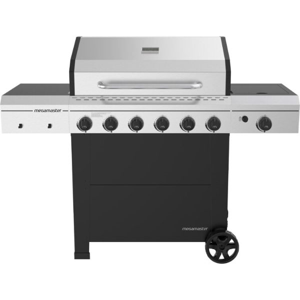 Megamaster 6-Burner Propane Grill with Side Burner - Image 4