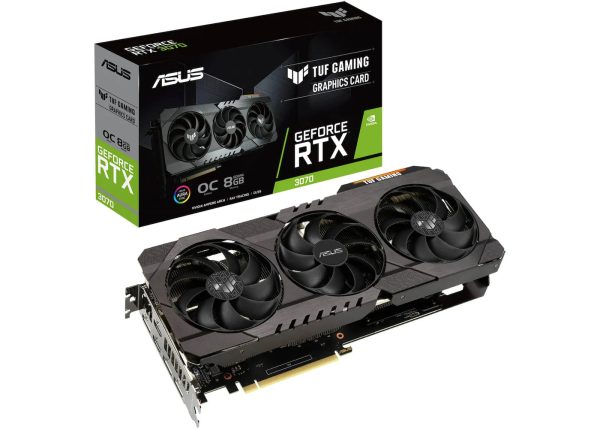 NVIDIA ASUS TUF Gaming GeForce RTX 3070 Graphics Card (TUF-RTX3070-O8G-GAMING)