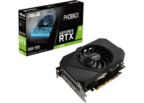 NVIDIA ASUS Phoenix GeForce RTX 3060 V2 12G Graphics Card (PH-RTX3060-12G-V2)