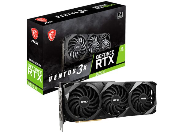 NVIDIA MSI GeForce RTX 3070 Ti VENTUS 3X 8G Graphics Card