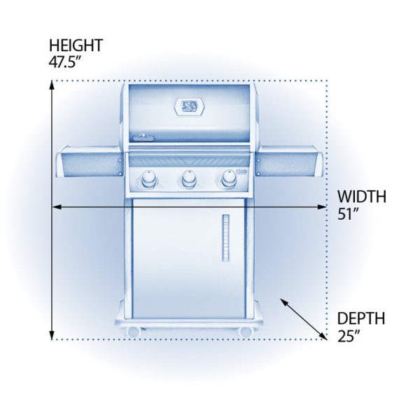 Napoleon Rogue 3-Burner Gas Grill - Image 3